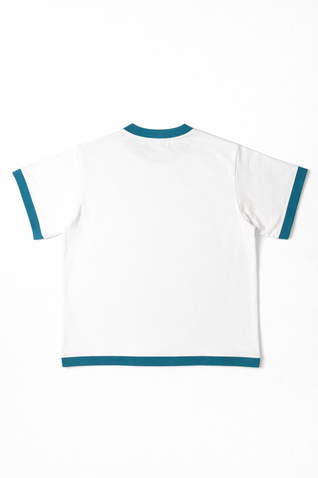 White and blue T-shirt
