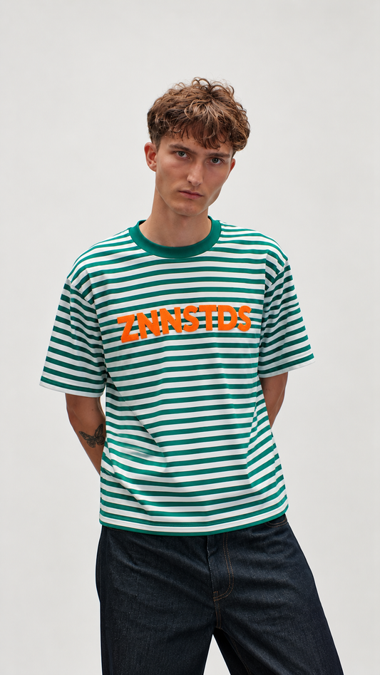 Stribet T-shirt
