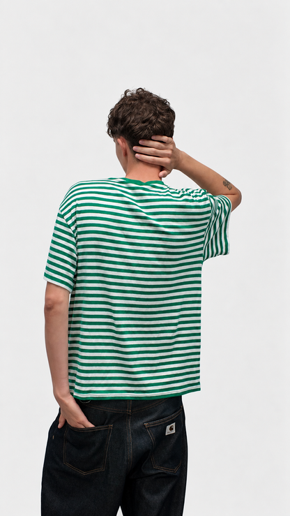 Stribet T-shirt