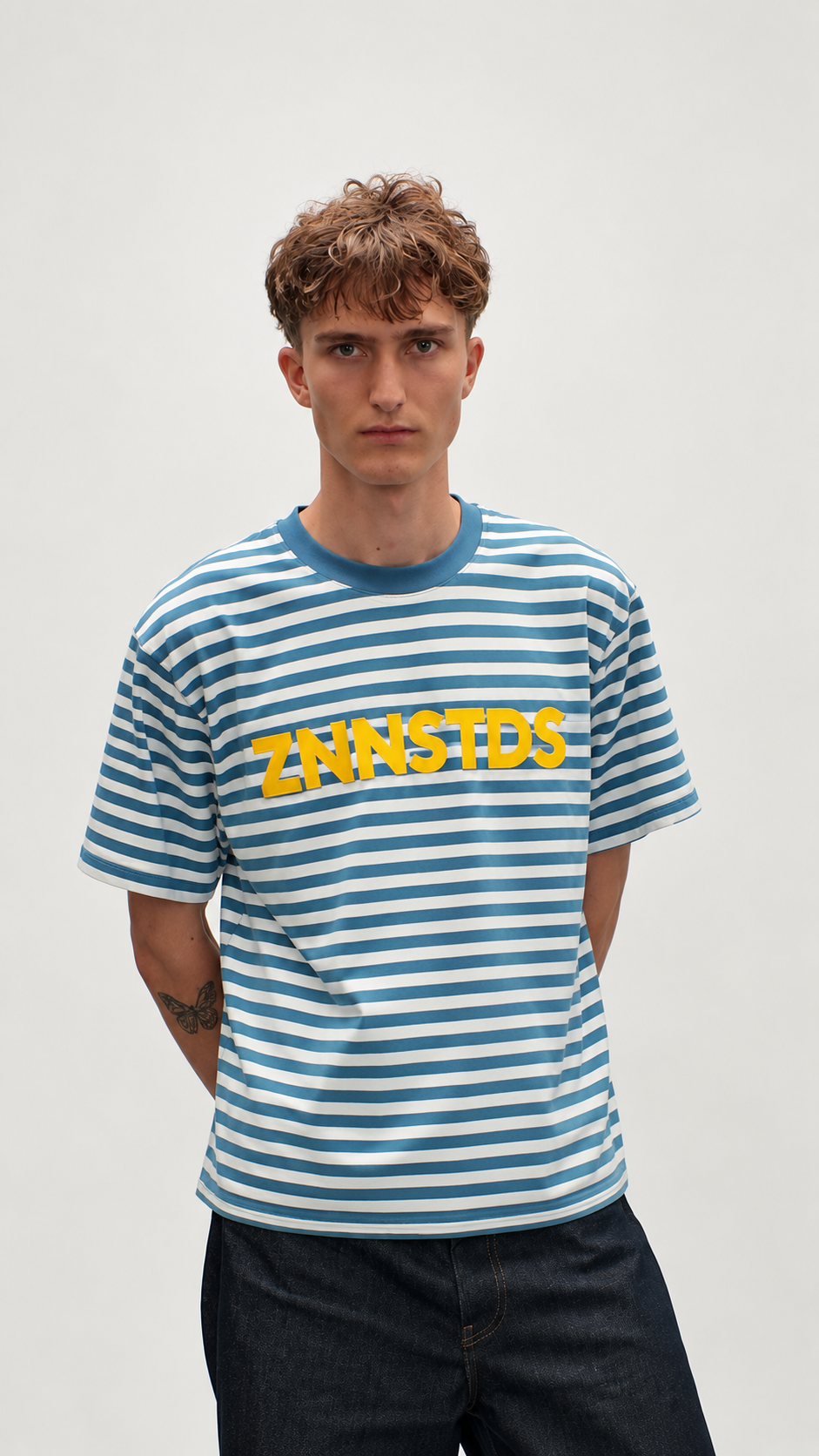 Stribet T-shirt